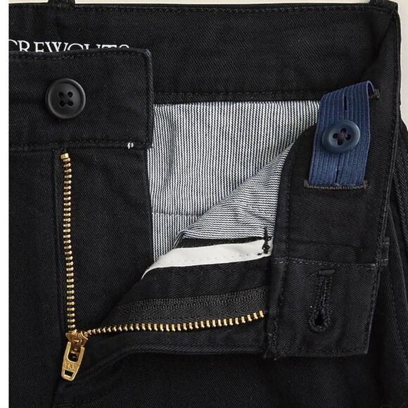 NWT J. Crew Kids' Classic-Fit Stretch Chino Pant Black 10 - Picture 3 of 7